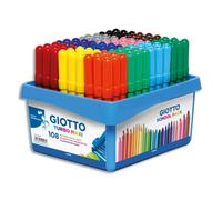 Schoolpack de 108 feutres de coloriage Turbo Maxi, pointe large, couleurs assorties (12)
