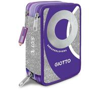 Giotto Sneakerlovers Pour L’École Trousse 3 Fermetures Zip Violet
