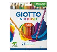 Giotto Assorted Stilnovo Pack Hexagonal Color Pencil 24 Units