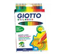 Giotto Stilnovo - Etui Avec Accroche 36 Crayons De Couleurs