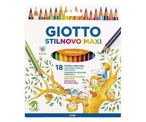 GIOTTO Stilnovo Maxi - Etui 18 Crayons de Couleur