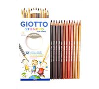 Giotto Stilnovo Skin Tones Colouring Pencils - School Kids Art Student