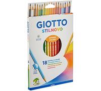 Giotto Stilnovo Trousse de 18 crayons de couleur pastel 3,3 mm Multicolore
