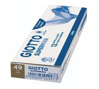 Giotto Supermina 239049 - Crayons De Couleur - Or - Lot De 12 Pcs