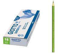 Giotto Supermina Lot de 12 pastels Vert n° 18