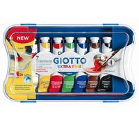 Giotto Tempera 12 ml Vivid Colours High Quality - Set 7 Painting Tubes