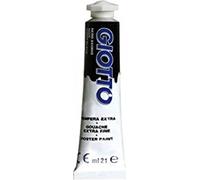GIOTTO Tempera Extra Fine Noir Ivoire 21ml - Lot de 6 tubes