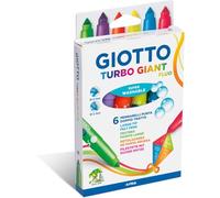 Giotto Stylo-feutre Turbo Giant Fluo – Étui 6 feutres