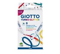 GIOTTO Turbo Glitter - Etui 8 feutres