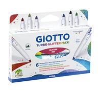 Giotto Marqueur Turbo Glitter Maxi – Couleurs assorties Glitterati – 426600