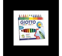 Giotto Turbomaxi 456 Lot de 12 marqueurs Jaune