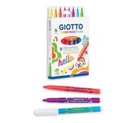 Giotto Turbo Maxi Fluo pennarelli punta maxi 8 colori fluo conf. 6 astucci