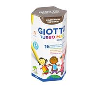 GIOTTO Turbo Maxi Skin Tones - Pot 16 feutres tons peau