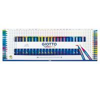 Giotto Feutres Turbo Pro - Double pointe assortis - Boîte 30