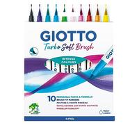 Giotto Turbo Soft Brush - Etui de 10 feutres