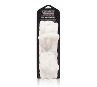 GIOVANNI Bandeau Spa Multi-Usages - Beauté Eco Chic - Nœud mignon - Design élégant et fonctionnel - Réglable - Tissu super doux - Texture lisse et confortable - Essentiel de beauté - Blanc (lot de 1)