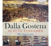 Giovanni Battista Dalla Gostena Dalla Gostena: 25 Lute Fantasies (CD) Album