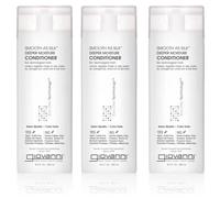 Giovanni Conditioner, Smooth as Silk for Daily Use, 8.5 fl oz Containers (Pack of 3) by Giovanni Cosmetics, Inc. BEAUTY (English Manual)