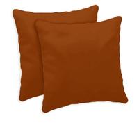 Giovanni Dolcinotti | Lot de 2 taies d'oreiller pour canapé 40 x 40 cm - Housses de Coussin décoratives - 100% Coton - Housses avec Fermeture éclair dissimulée - Hermes - Modèle Atlanta