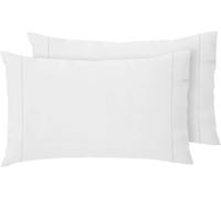 Giovanni Dolcinotti Toronto Lot de 4 taies d'oreiller de Sac avec Rabat, 50 x 80 cm, 100% Coton, fabriquées en Italie, Blanc, 50 x 80 cm