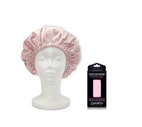 GIOVANNI Elegant Blush - Bonnet de cheveux en satin pour dormir, bonnet de cheveux en soie, réglable pour un ajustement parfait, enveloppement de cheveux en soie, pour des cheveux et une peau sains,