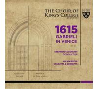 Giovanni Gabrieli 1615 Gabrieli in Venice (CD) SACD with Blu-ray Audio