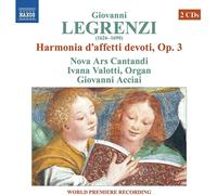 Giovanni Legrenzi – Harmonia d’affetti devoti, Op. 3 – CD – NAXOS