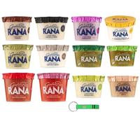 Giovanni Rana Lot de 12 paquets de test Pesto Sugo Fresco, sauce pesto fraîche au pesto 12 saveurs différentes + porte-clés Beni Culinari