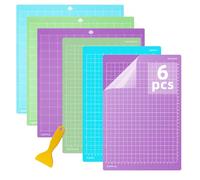 GIOVARA Tapis de Découpe pour cricut 6 Pcs 8.5 * 12 Inch 21.6 cm x 30.5 cm Tapis de Découpe pour la Machine cricut à Joy Xtra Variety Grip Mat