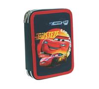 Giovas Cars 341-38100 Trousse Double Plan remplie Double Vision, Rouge, Trousse