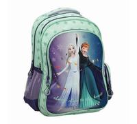 GIOVAS S.A. Sac à dos d'écolier Elsa Anna de la Reine des Neiges - Sac à dos pour maternelle - Sac à dos pour enfant - Pour fille - 42 x 30 x 15 cm, Bleu et violet., 42x30x15 cm