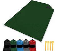 gipfelsport Tapis de Plage Anti Sable - Couverture de Pique-Niques | Imperméable, Portable, Pliable | 200x140cm | Vert