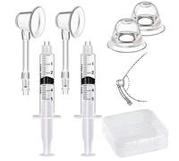 Gipizi Niplette 2 sets Aspirateur de Mamelon Correcteur Ventouses et Extracteurs de tétons Inversés Pour Plats