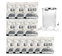 Gipskoagulans pour toilettes portables - Absorbant rapidement les toilettes de camping - Renfort naturel pour liquides - Vêtements pour toilettes chimiques - Gel hygiénique en sachet jetable