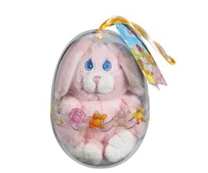 Gipsy - 070373 - Peluche - Oeuf Petit Poulailler - Lapin - Rose - 11 Cm