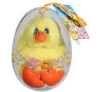 Gipsy - 070375 - peluche - oeuf petit poulailler - poussin - jaune - 11 cm Jaune G