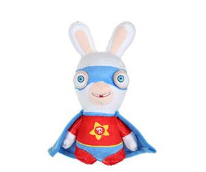 GIPSY - 070702 - Lapins Cretins Super Heros Sonore 18 Cm -, Rouge / Bleu