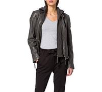 Mauritius Cacey LEGV Femme Veste en cuir anthracite XS 100% Cuir Regular/Coupe standard