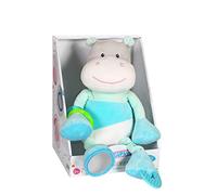 Gipsy Hippopotame Peluche, 70863, Blanc/Bleu, 25 cm