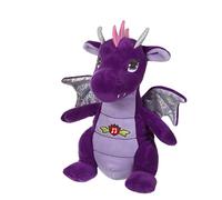 Peluche - dragon sonore, violet 17 cm violet TU