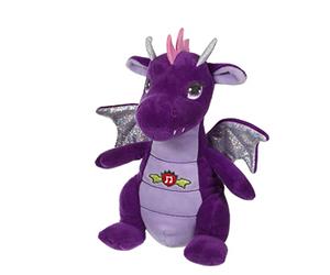 Gipsy Peluche - Dragon sonore, Violet 17 cm, Mauve