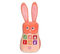 GIPSY Toys - Lapiphone Sonore 12 Cm - Orange - Téléphone en Peluche sonore - Peluche pour Enfant - Existe en 4 Coloris - 071587