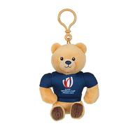 Gipsy Peluche - Ours Porte-clés Coupe du Monde de Rugby/Rugby World Cup France 2023 (RWC) - Peluche Officielle sous Licence - 10 cm Assis