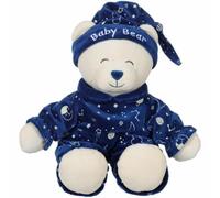 Gipsy Toys - Baby Bear Glow In The Dark - Peluche Pour Enfant - Brille Dans La Nuit - Vendue en Boîte Cadeau - 24 cm - Bleu - Beige