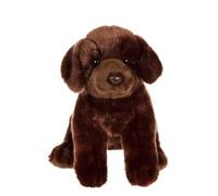 Gipsy – Peluche Chien Labrador Assis Marron 25 cm