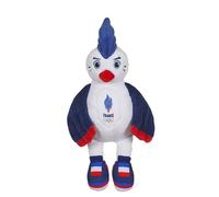 Gipsy Toys - Coq Peluche - Equipe DE France Olympique - Peluche Officielle sous Licence - 15 CM Assis - Bleu Rouge ET Blanc