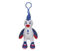 Gipsy Toys - Coq Porte-CLES - Equipe DE France Olympique - Peluche Officielle sous Licence - 10 CM Assis - Bleu Rouge ET Blanc