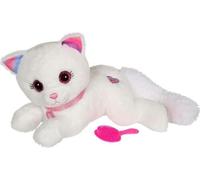 Gipsy Toys - Cuty Bella Fashionista - Peluche Interactive Chat Toute Douce Qui s'illumine au Rythme de Jolies Mélodies - 30 cm