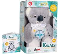Gipsy Toys - KWALY- Koala conteur d'Histoires - Peluche Qui Parle Interactive -Version française - 2 Heures de Contes Merveilleux