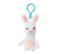 Gipsy Toys - Lapins Crétins porte-clés bouche fermée - 10 cm - Blanc